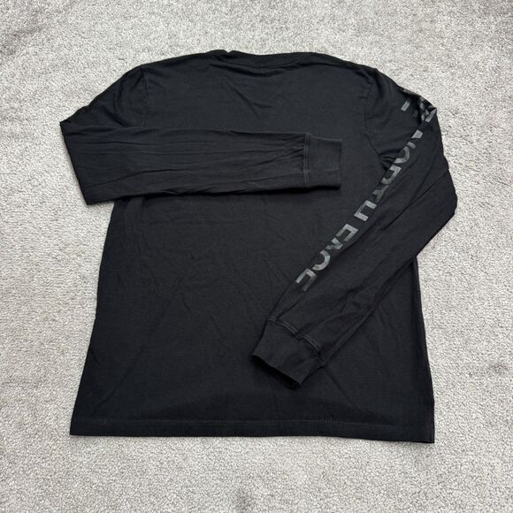 The North Face Long Sleeve Graphic T-Shirt Womens XS Black Crew Neck Cotton Tee - Picture 2 of 12